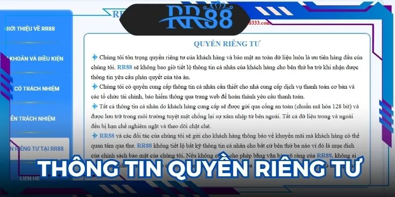 quyền riêng tư
